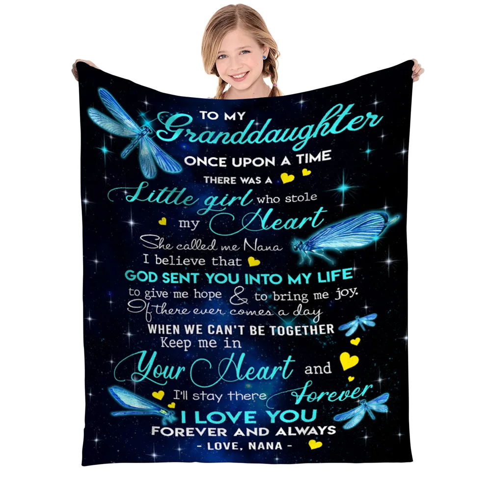 Одеяло бабушки сделанное на заказ для моей внучки думает о весельи храбрости