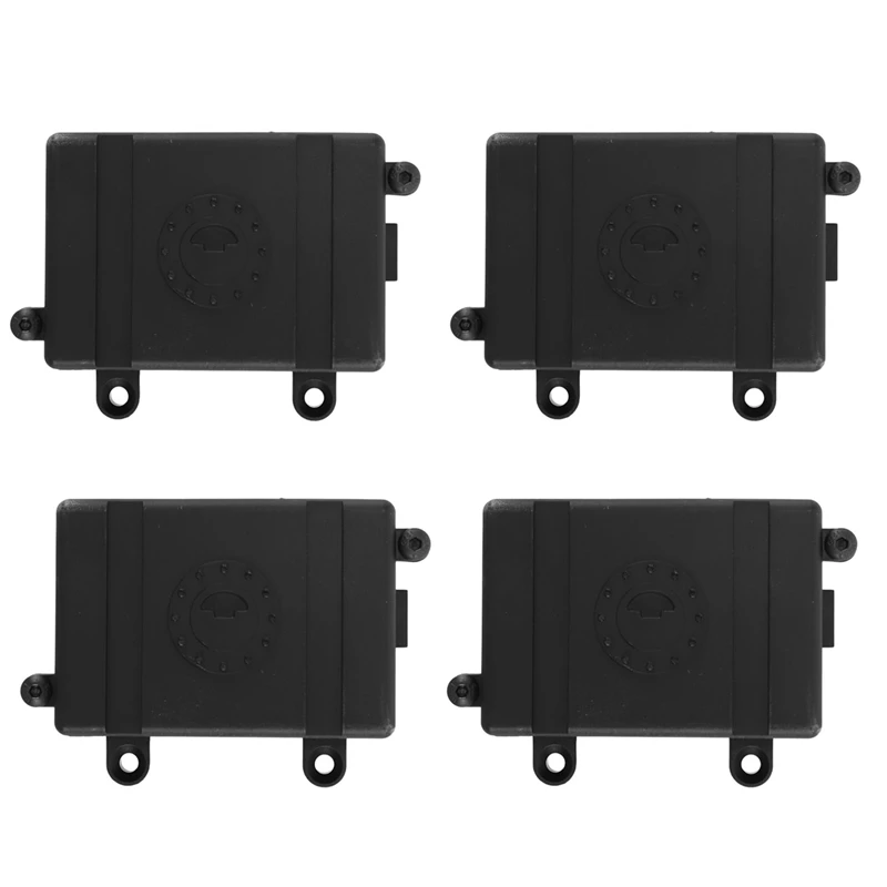 

4 шт. приемник коробка для радиоуправляемого автомобиля декоративный инструмент пластиковый для 1/10 радиоуправляемого гусеничного автомобиля Axial Scx10 Rc4wd D90 D110 D130