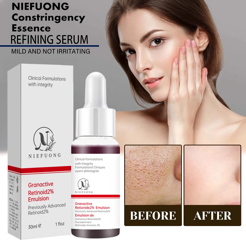 

Shrink Pores Serum Pore Tightens Refining Moisturizing Essence Whitening Anti-aging Oil Control Facial Essence Skin Care