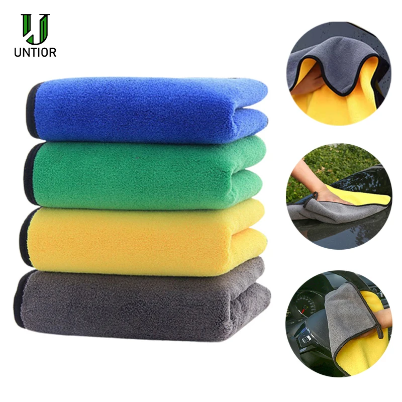 

UNTIOR 5PCS Microfiber Towel Car Microfiber Cloth Wash Towel Microfiber Cleaning Cloth Car Wash Drying Towel Auto Detailing