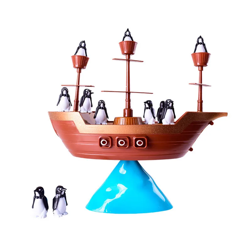 

Балансирующая игра/настольная игра/не на лодке/обучающие игрушки/семейное взаимодействие родителей-детей/Веселая группа/игрушка пингвина ...