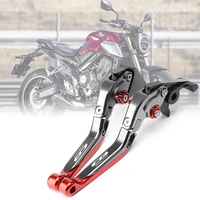motorcycle cnc folding extendable brake clutch levers for honda cb650r cb 650r 2019 2020 accessories with laser logo
