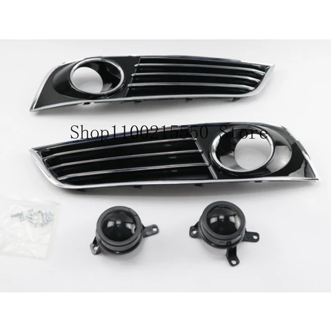 Автомобильный левый правый боковой передний бампер, противотуманный фонарь, решетка радиатора, крышка гриля для AUDI A8 D4 2010 2011 2012 2013 Инструменты 4H0807679