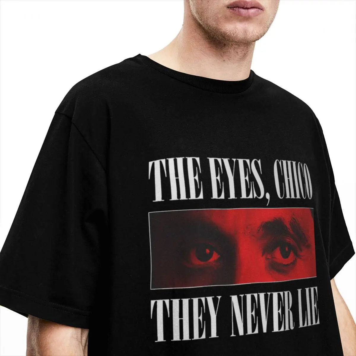 Мужские и женские рубашки с принтом Тони Монтана повседневные Оригинальные топы