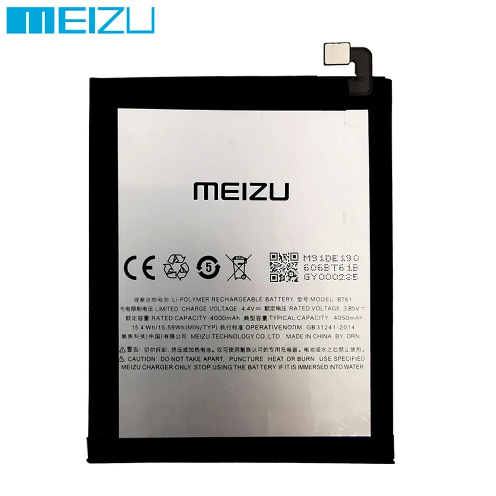Meizu 100% оригинальный 4000 мАч BT61 Аккумулятор для M3 Note L681 L681H телефон новейшее