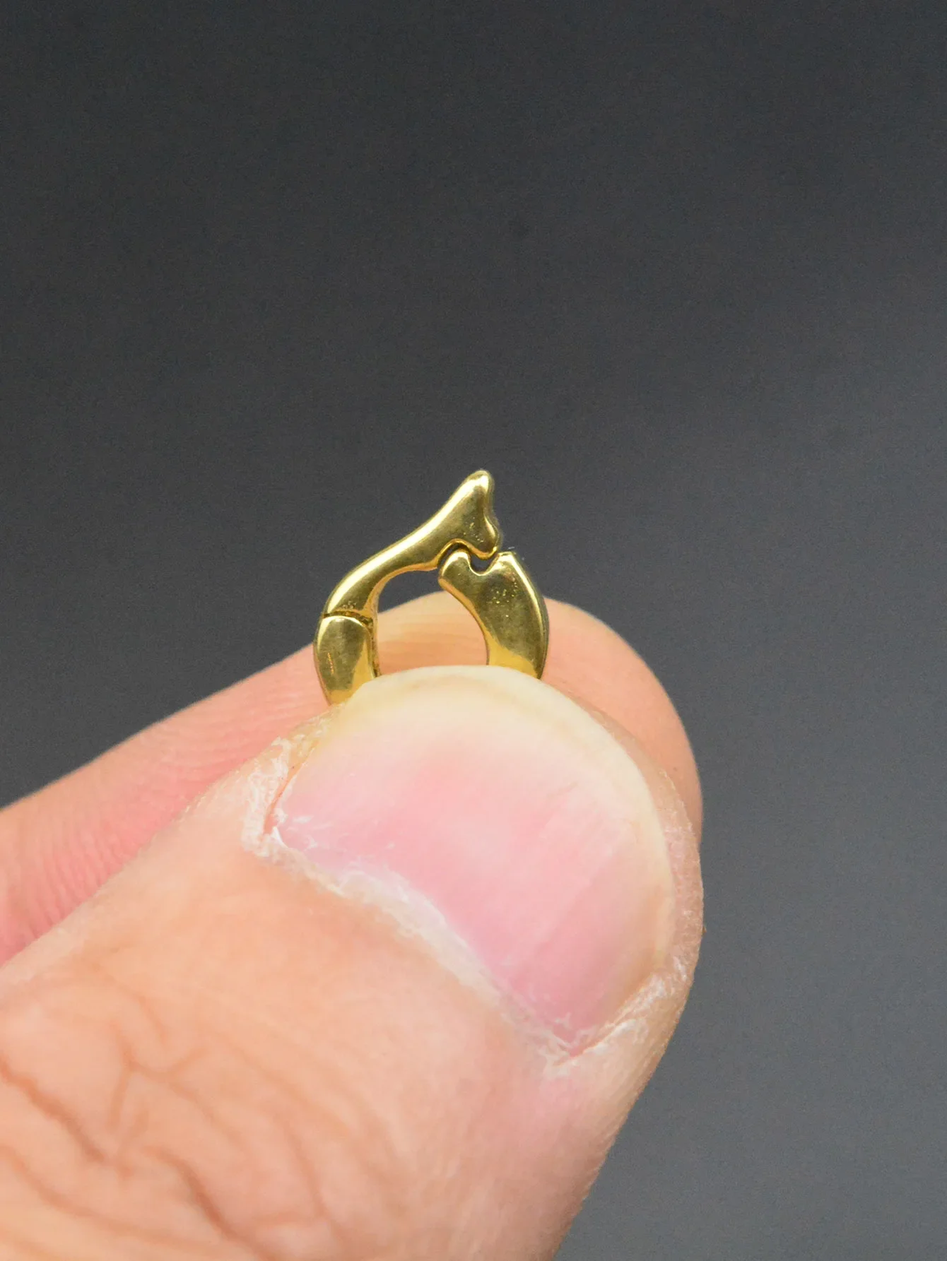 2 шт. крошечные маленькие 10 мм без покрытия из латуни круглые