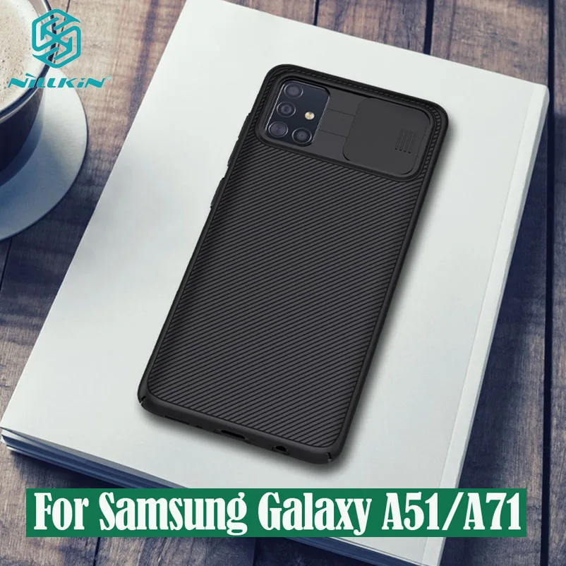 

Чехол для Samsung Galaxy A51 A71, чехол NILLKIN CamShield, накладка на камеру для защиты конфиденциальности, Классическая задняя крышка для Samsung A51