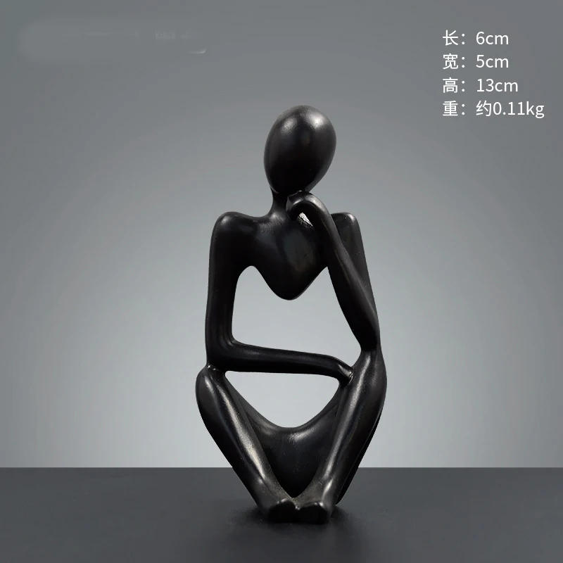 Мини-фигурка абстрактный герой статуя из смолы скульптура Декор для дома