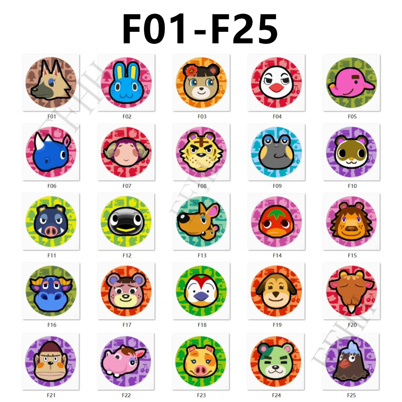 

NFC карты Animal Crossing: New Horizons EFHH ACNH