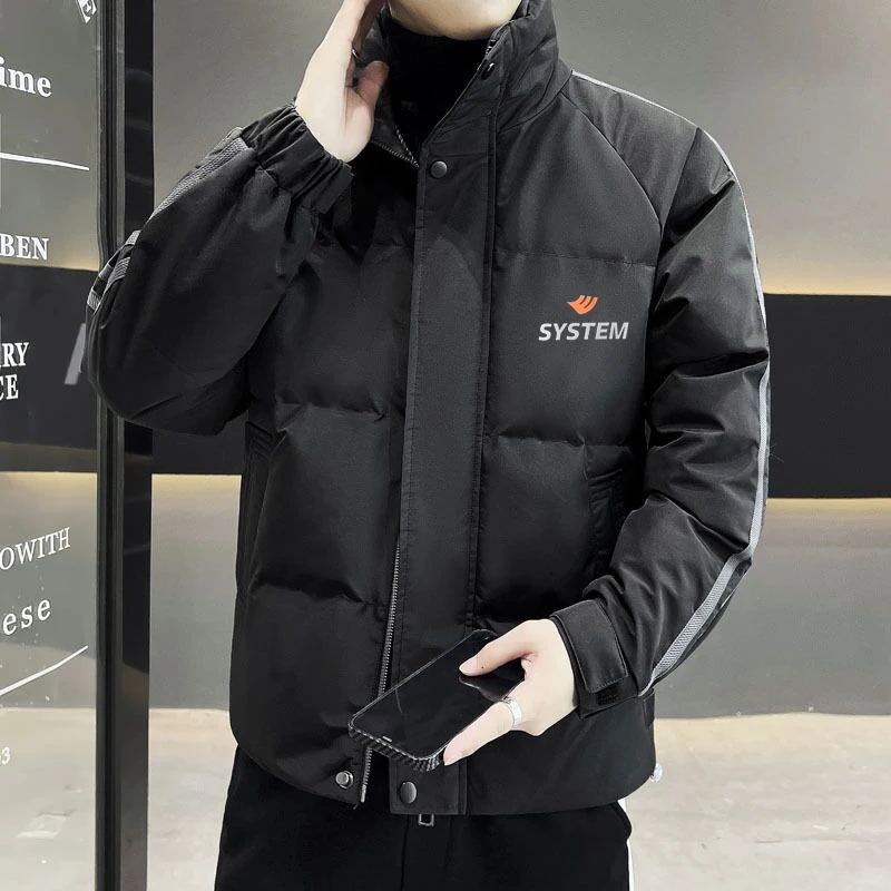 2022SYSTEM brand winter fashion casual warm hooded jacket waterproof windproof breathable down jacket casual high quality
