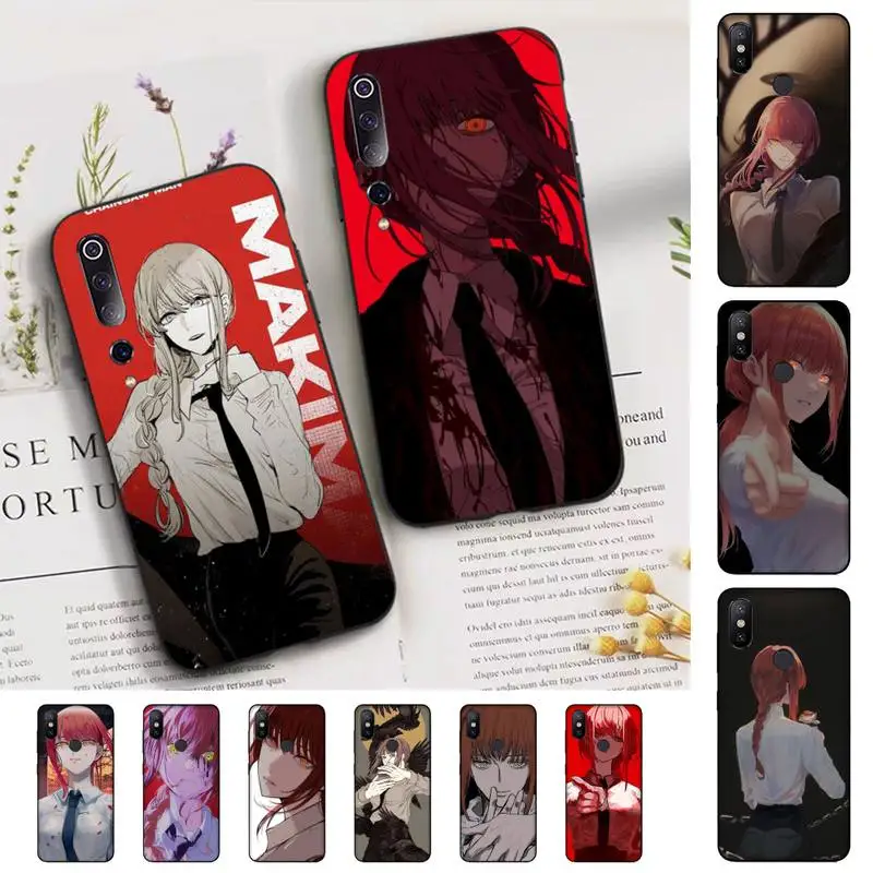 

Makima Chainsaw Man Manga Anime Phone Case for Xiaomi mi 5 6 8 9 10 lite pro SE Mix 2s 3 F1 Max2 3