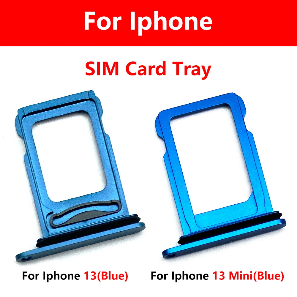 

For Iphone 13 13 Mini SIM Card Tray Single Dual Slot Replacement Parts
