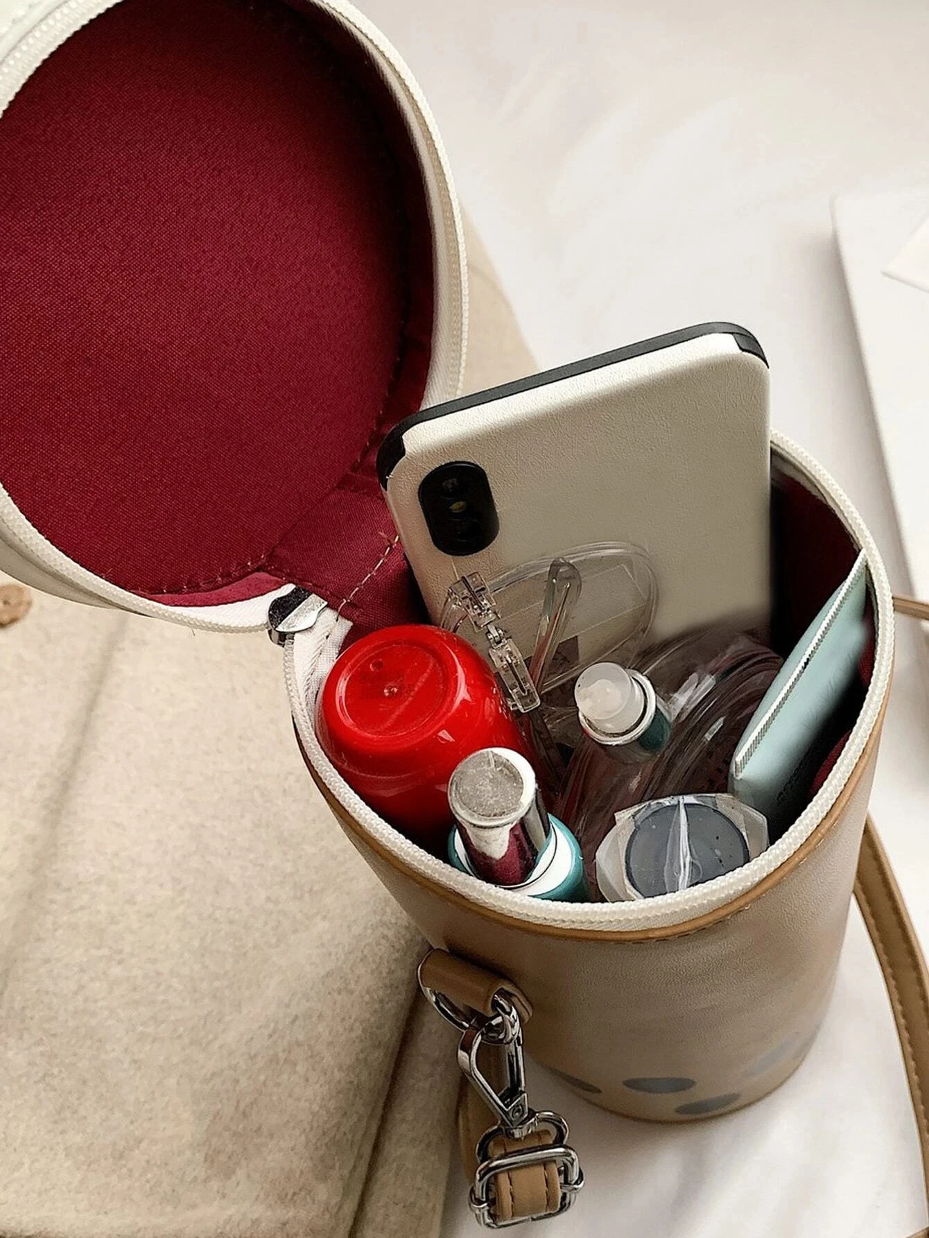 Мини-персонализированная сумка для мобильного телефона в форме чашки чая с