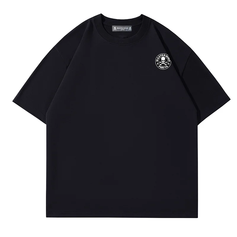 

MasterMind Japan MMJ Japanese Style Men's And Women's Short-sleeved T-shirt Camouflage Skull Bone Print Versatile Casual Top