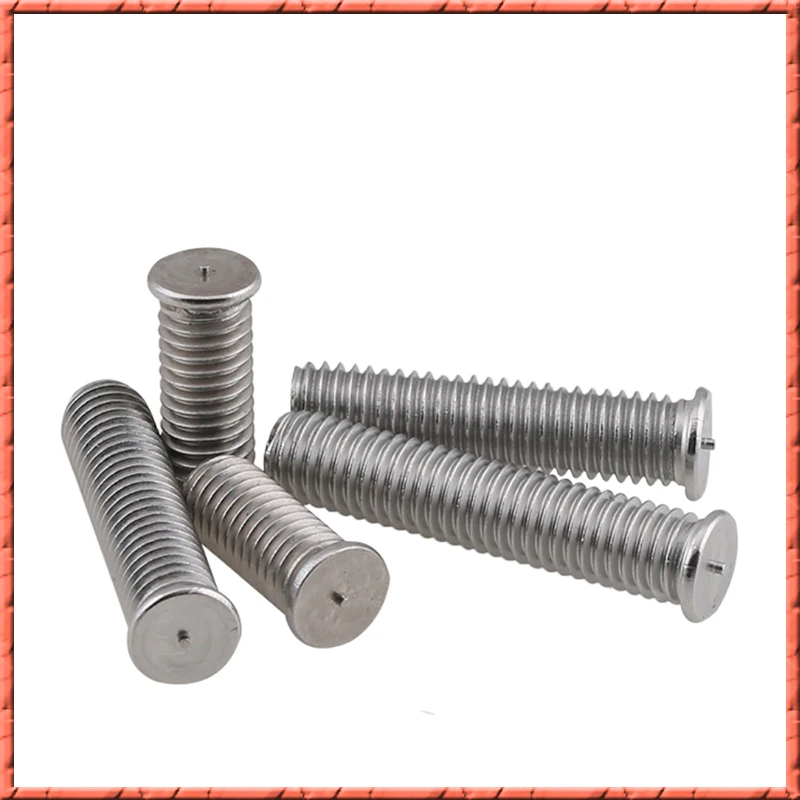 50-100 шт./лот M6/M8/M10 * L Нержавеющая сталь точечная сварка безголовые винты для