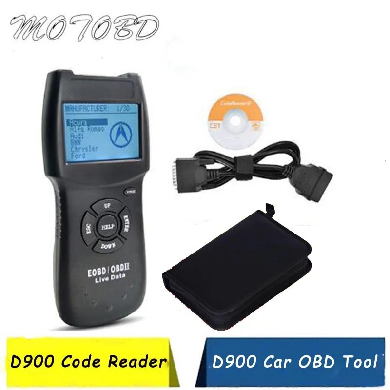 Новейший V2021 OBD2 сканер D900 Автомобильный диагностический интерфейс Считывание данных двигателя автомобиля D900 CAN-BUS SCAN Pro горячая распродажа
