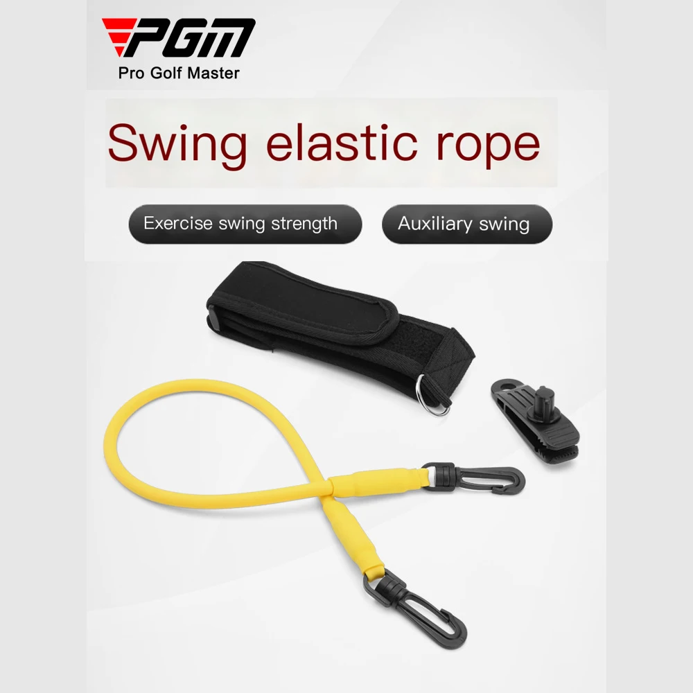 

PGM Golf Swing Trainer Arm Belt Posture Guide Training Corrector Elastic Resistance Rope Practice Unisex Men Women JZQ025-1