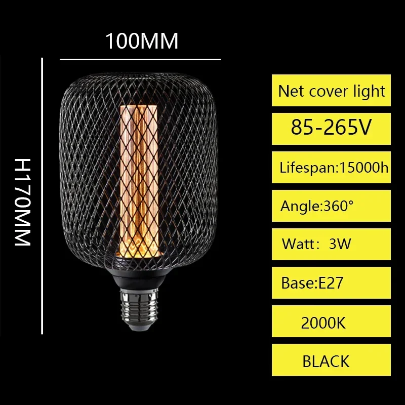 

Скандинавская лампа из кованого железа E27