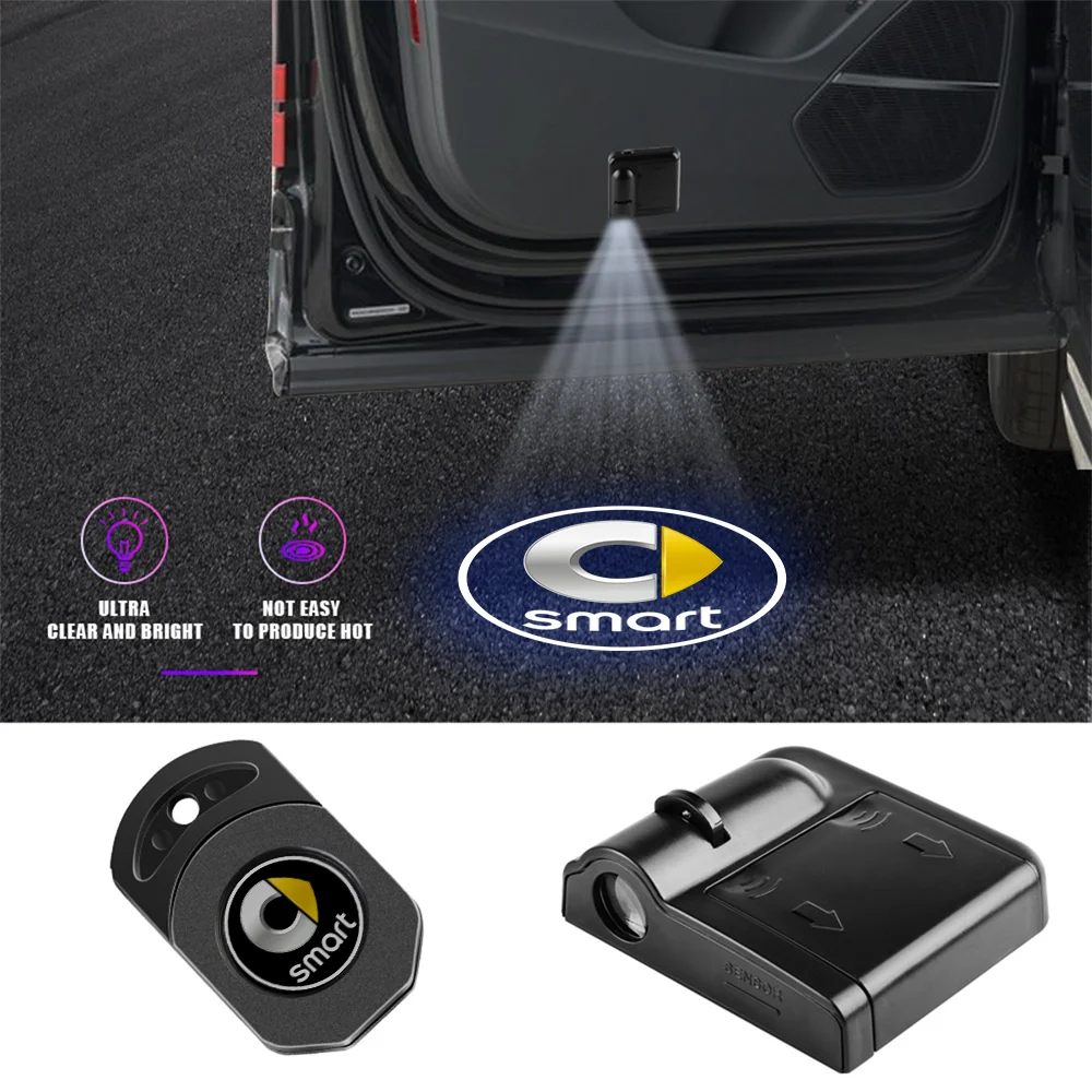 

Car Door Emblem Light LED Welcome Lamp Wireless Laser Projector Auto Accessories For Mercedes Benz W204 W211 Amg W212 W213 Smart