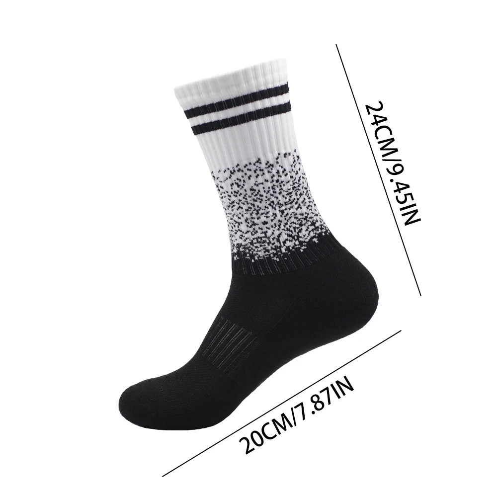 Утолщенные Дышащие футбольные носки 1 пара для волейбола батута скалолазания