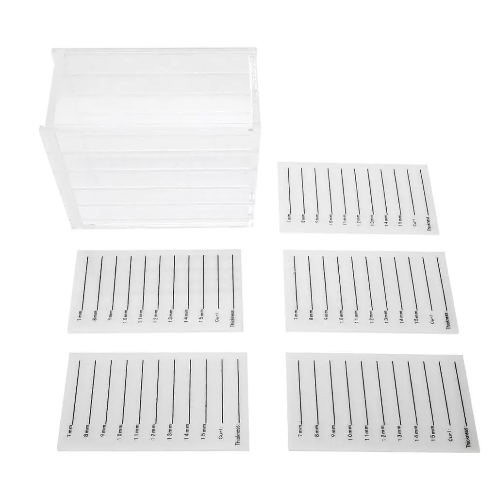 

5 Layers Eyelash Extension Storage Box False Eyelash Display Makeup Organizer