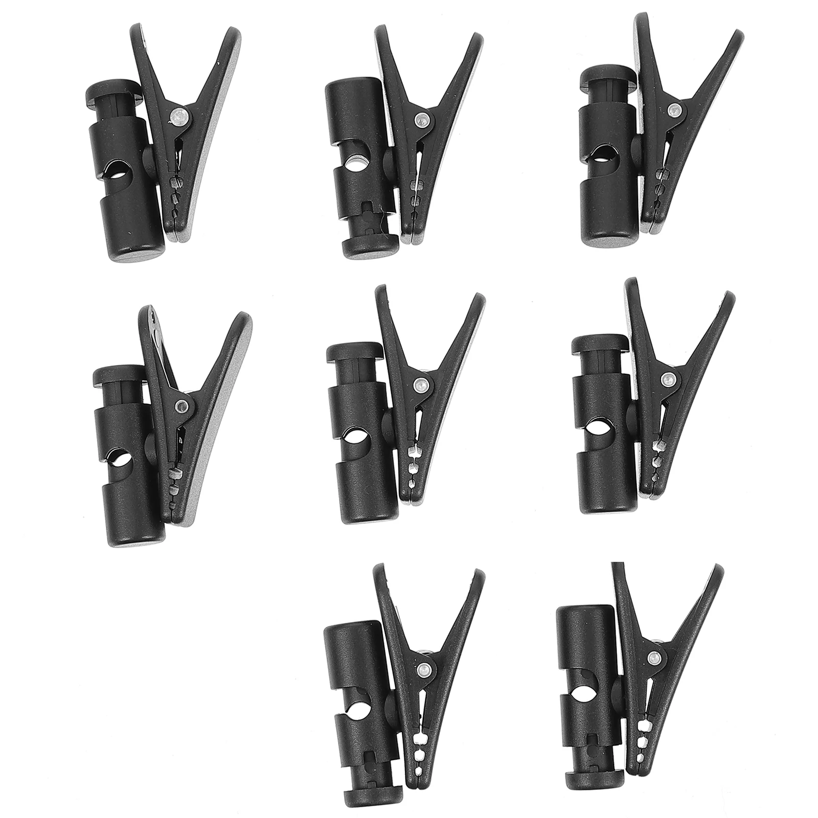 

8 Pcs Headphone Cable Clip Clamps Headset Multipurpose Clips Walkie Talkie Flexible Cord Wrappers Portable Abs Earphones Wired