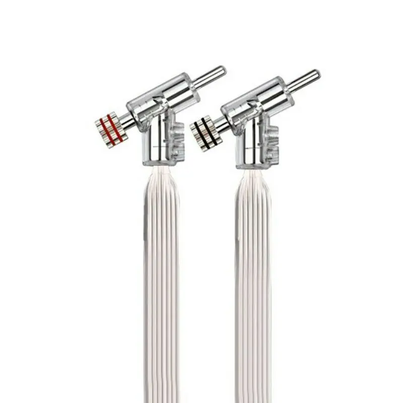 

HiFi Audio 14 x Silver Plated Core Speaker Cable Rhodium Banana Plug A Pair