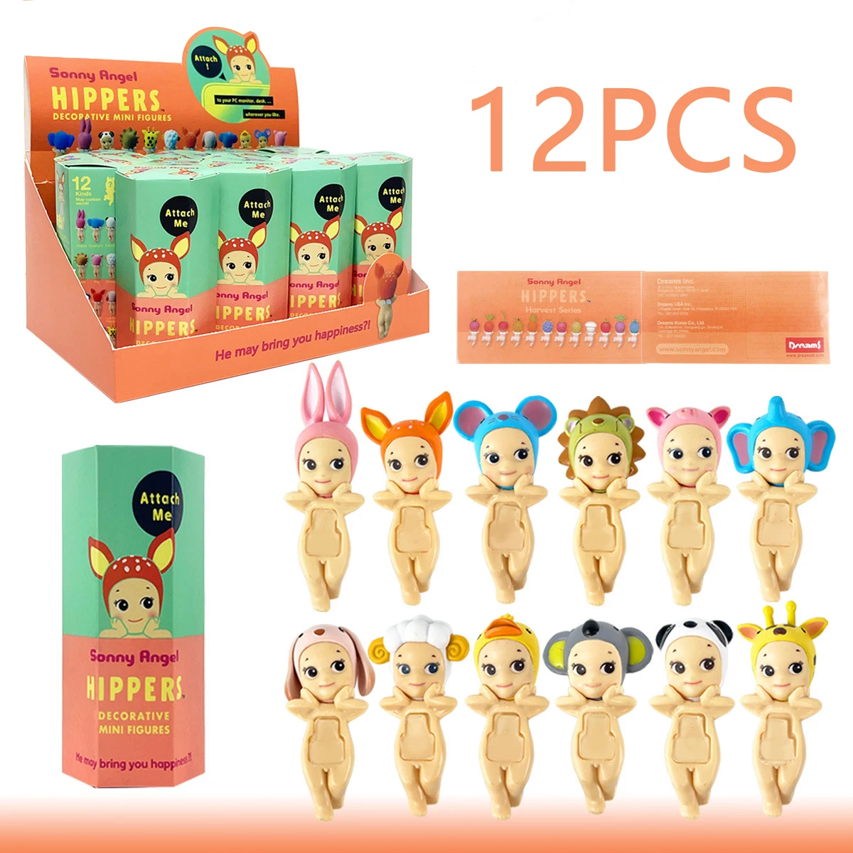 Новый Сонни Ангел серия животных для сна урожай фрукты и овощи аниме-фигурки