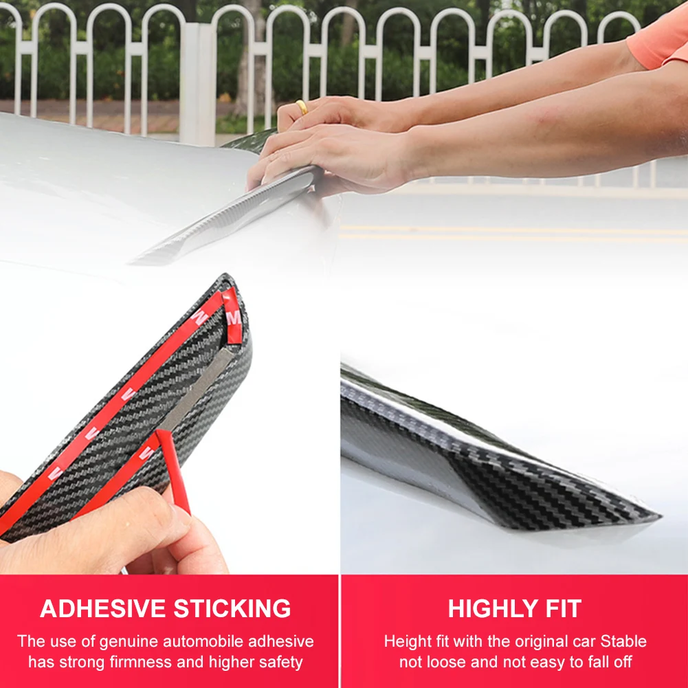 

Новинка 2022, универсальный автомобильный спойлер, автомобильный Стайлинг, бесплатный перфорированный верхний центральный спойлер для крыл...