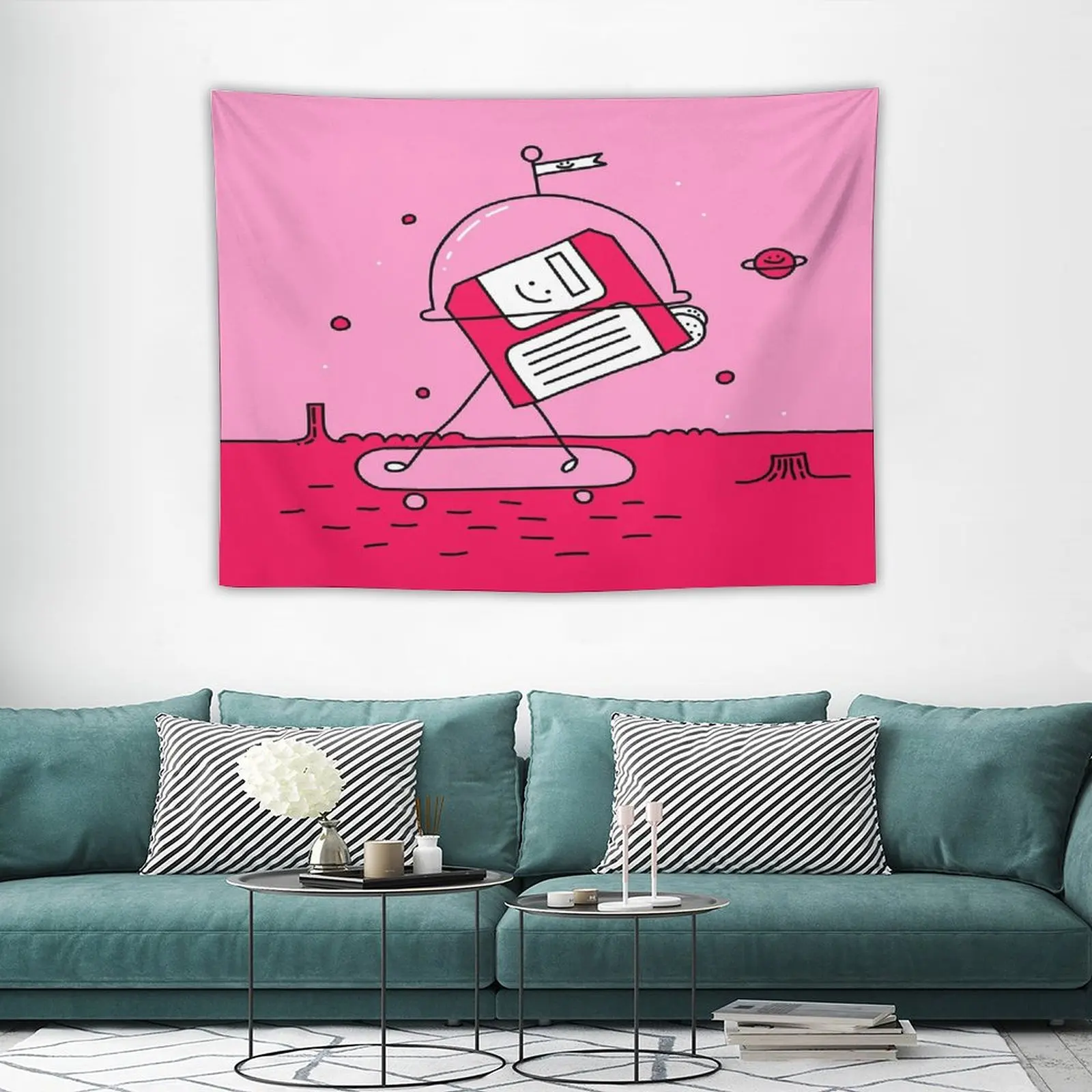 

Christmas Tapestry for Wall Home Mars in The 80s Tapestry Decorative Paintings Wall Hanging Decoration Home