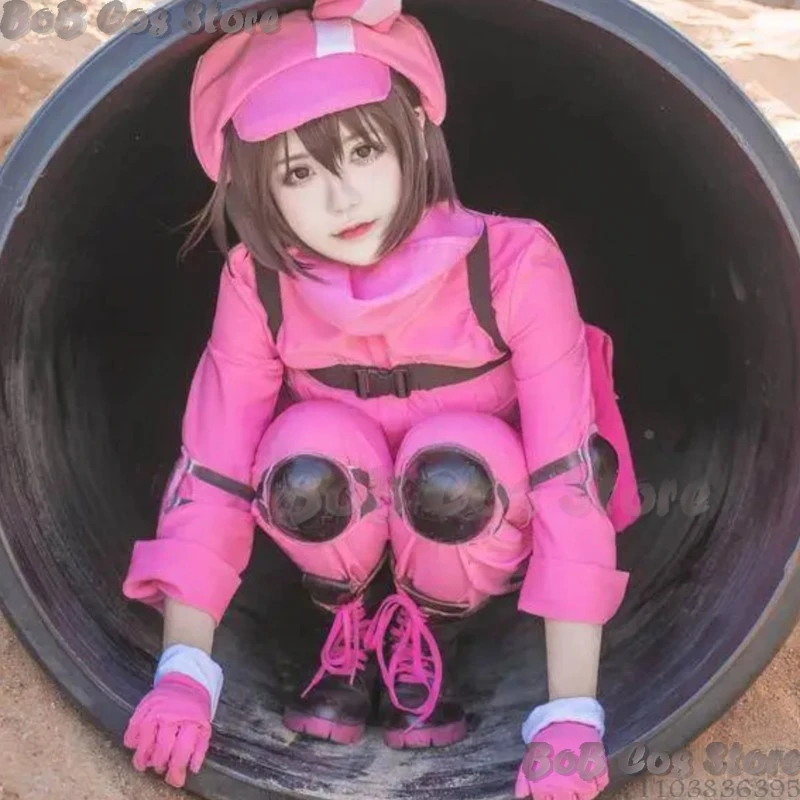 Kohiruimaki Karen Аниме Косплей Лоли Девушки Розовый Дьявол Наряд Костюм LLENN Ren Хэллоуин