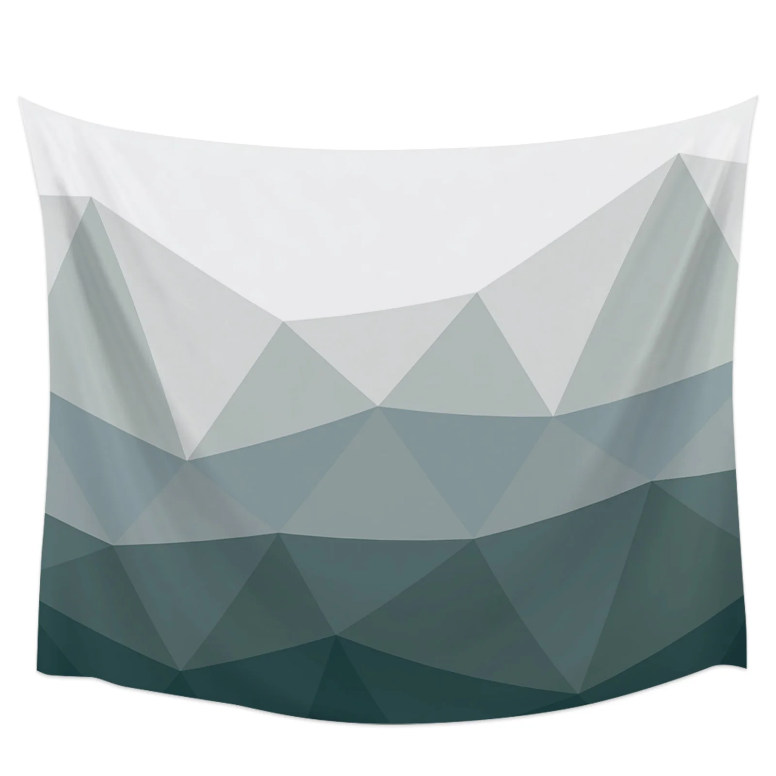 

Геометрическая мозаика с треугольным принтом, большой гобелен в стиле хиппи, настенная подвеска, декор интерьера комнаты, эстетические ков...