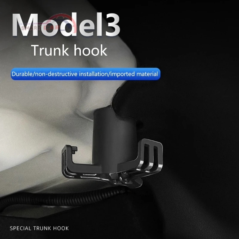 

Car Trunk Hook Practical Durable Car Bolt Cover Mounting Holder Accessories For Tesla Model 3