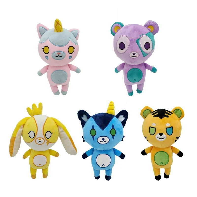 

Kawaii Cute Funneh Plush Dolls Toys Cartoon Teddy Bear Stuffed Animal Soft Plushies Dolls Gifts For Kids Home Decoration