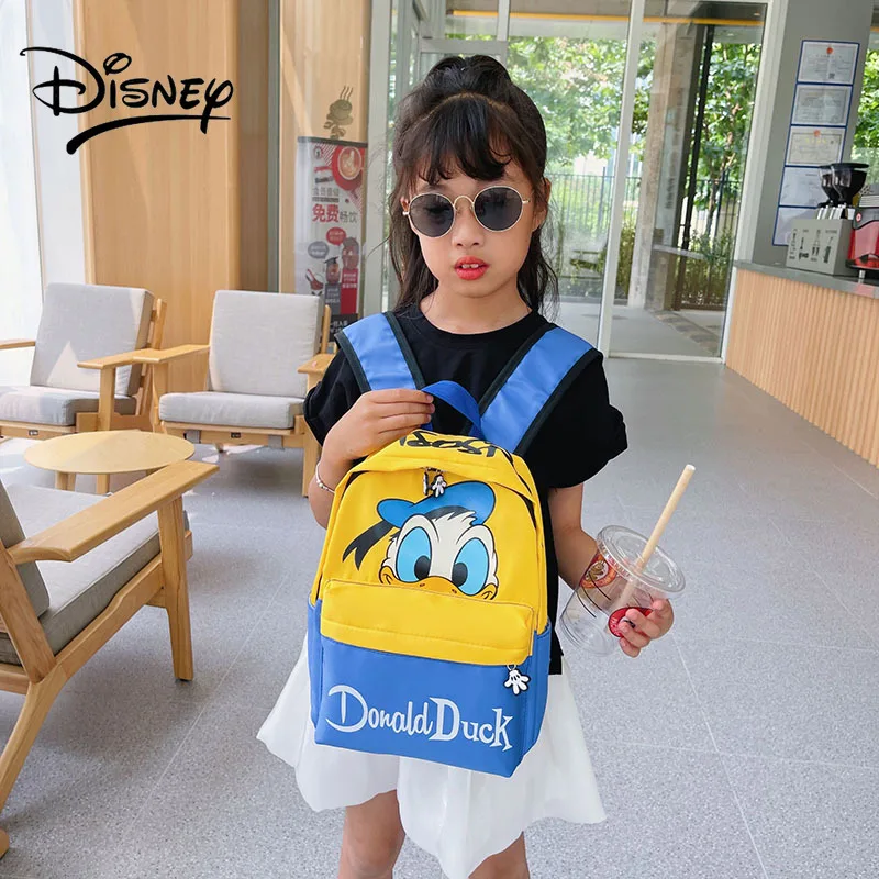 Disney Student School Bag for Kids Girls Mini Backpack Mickey Mouse Minnie Cartoon Kindergarten Toddler Backpacks Free Shipping