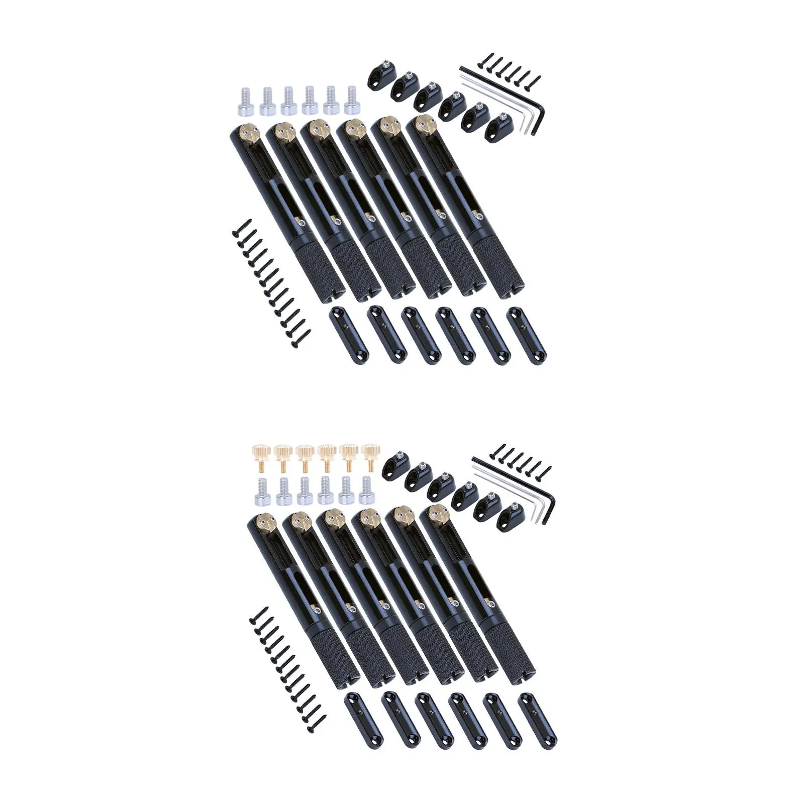 6-компонентный мост для электрогитары металлический хвостовик запасных частей