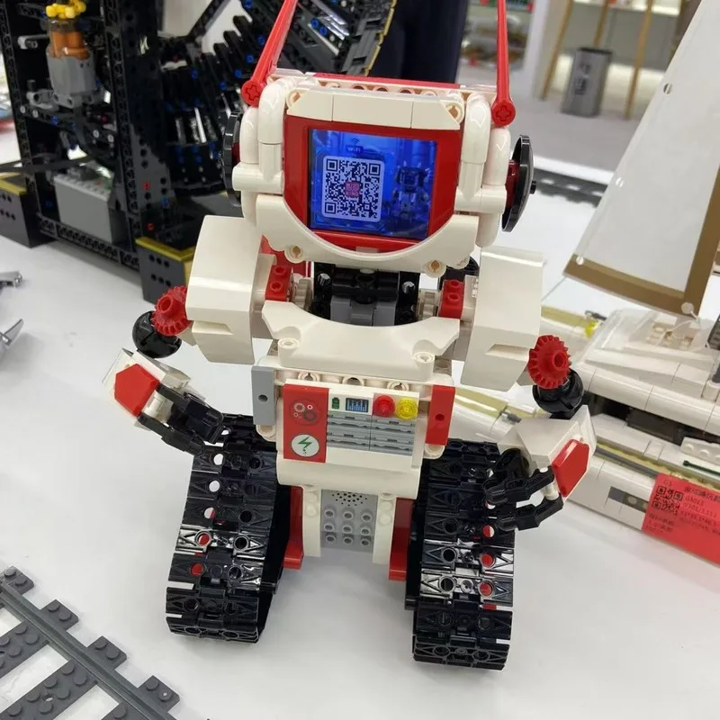 Фото Интерактивный робот-конструктор AI Boris RC с голосовым диалогом, программируемая интеллектуальная игрушка, подарок для мальчиков №5
