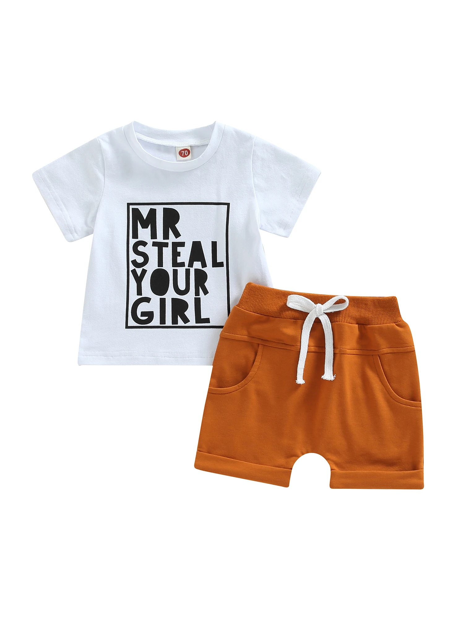 

Футболка с круглым вырезом и коротким рукавом, с надписью