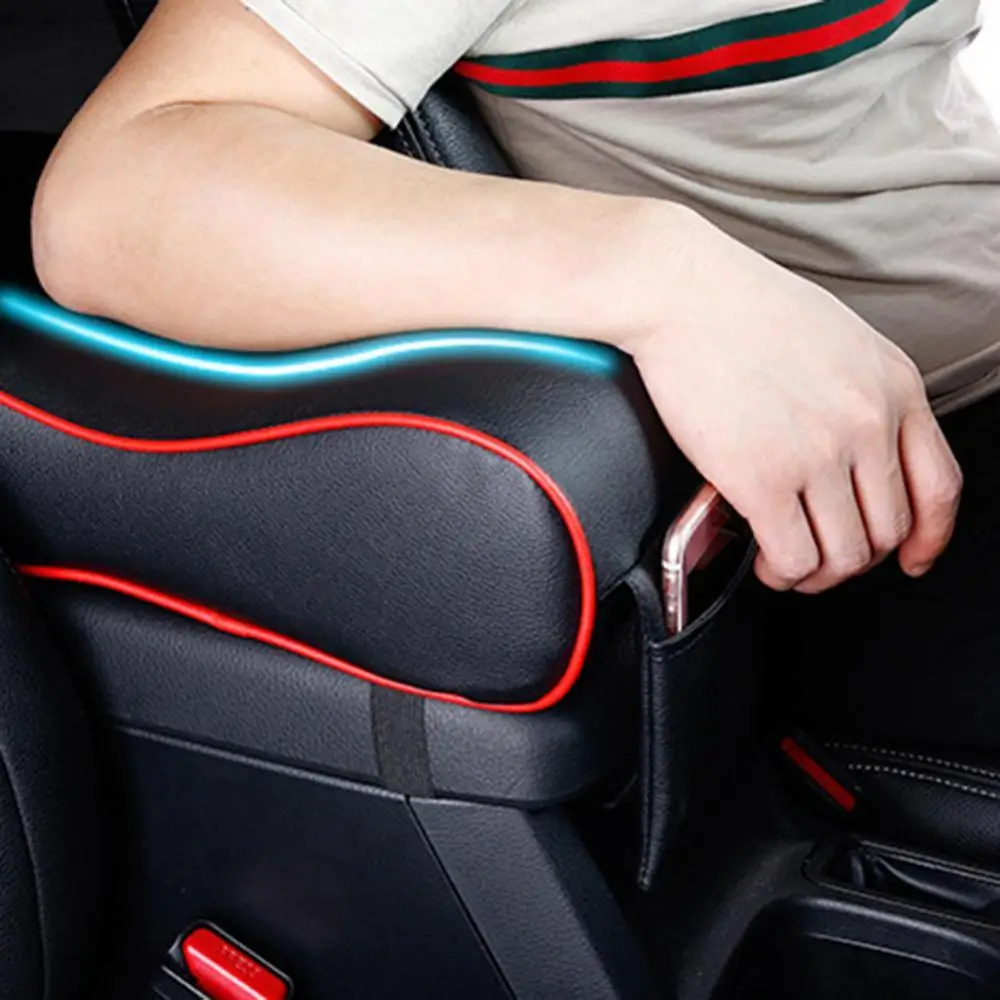 

Universal Faux Leather Car Center Console Arm Rest Seat Box Pad Cushion Handrail