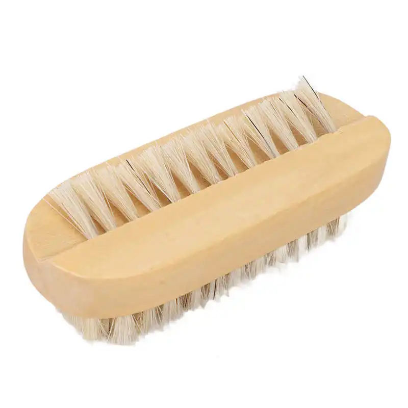 

Nail Cleaning Brush Dead Skin Removal Wooden Nail Brush Dual Use for Toe Nail