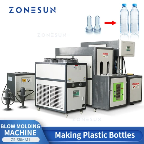 Машина для производства пластиковых бутылок ZONESUN, тянущиеся выдувные пластиковые контейнеры для производства соков и напитков