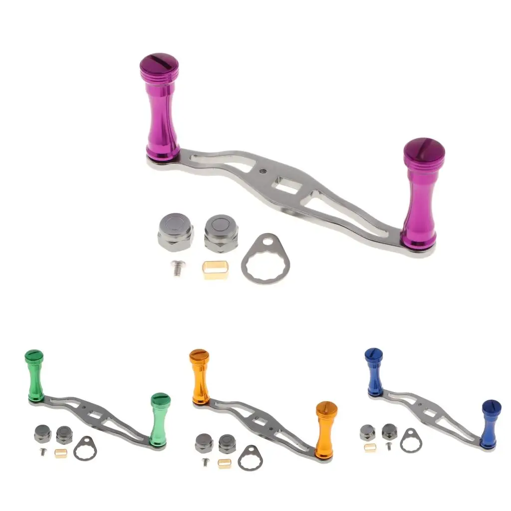

94mm Fishing Reel Handle Rocker Arm with 2 Knobs for S/ Reels
