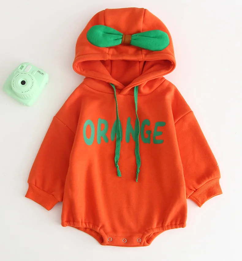 Осенняя одежда Sprint с длинным рукавом и капюшоном Одежда для новорожденных