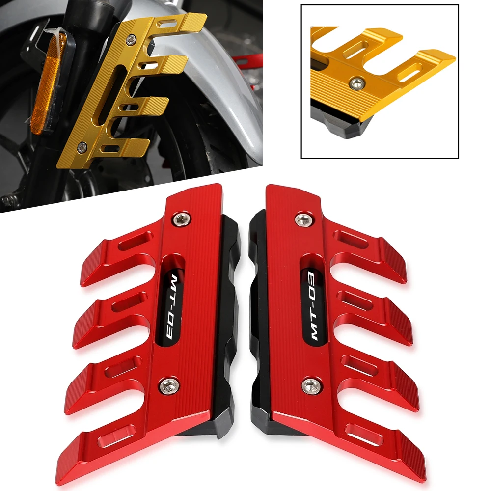 

Motorcycle Front Fender Side Protection Guard MT 03 Mudguard Sliders FOR YAMAHA MT03 MT-03 MT 03 2002 2003 2004 2005-2021