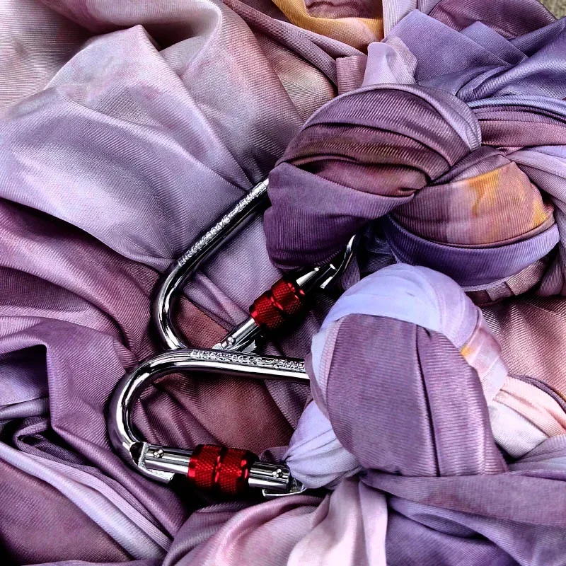 4 4-ярдовый градиентный гамак для йоги комплект антигравитационные качели