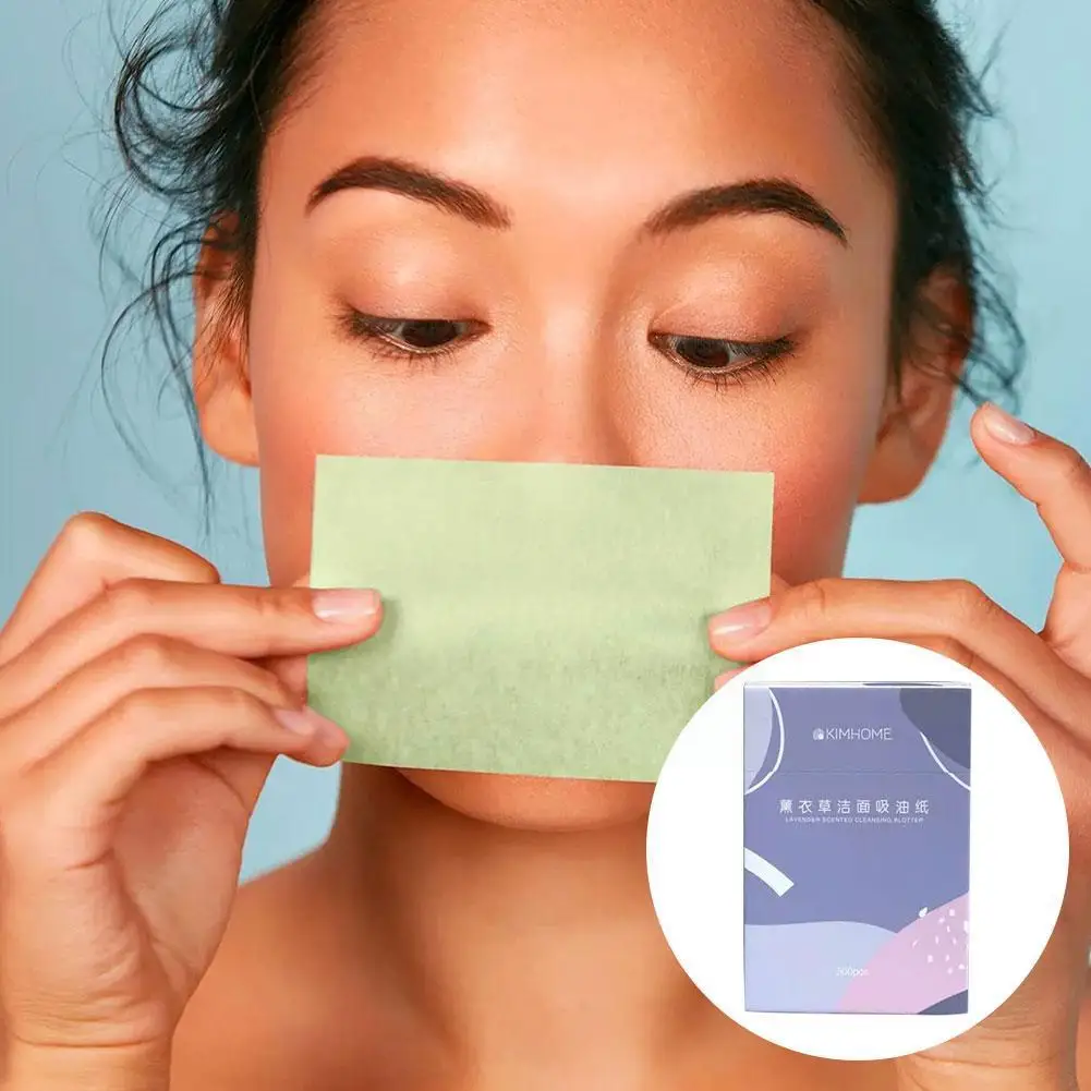 

300sheets/pack Green Tea Facial Oil Blotting Sheets Absorbent Control Beauty makeup Paper Paper tools Face Cleansing Oil M9B8