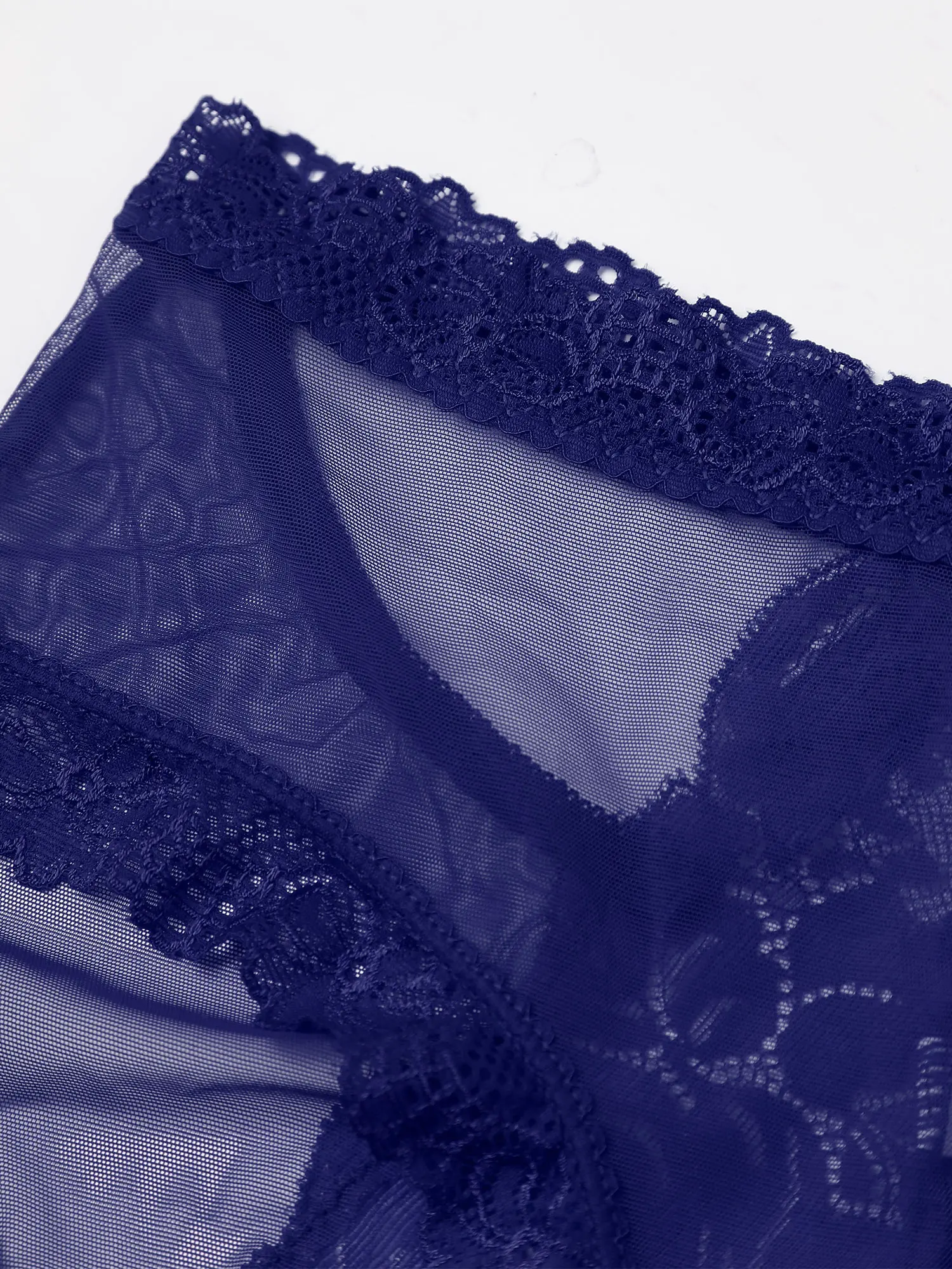 Женское кружевное дышащее прозрачное нижнее белье Sissy трусы с высокой талией