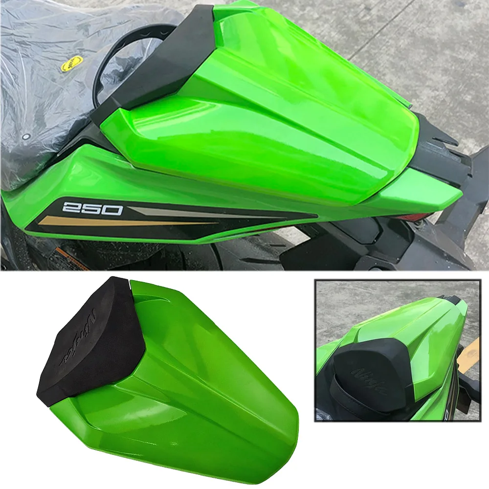 

MTKRACING For KAWASAKI ZX25R ZX-25R ZX 25R ZX25 R ZX-25 R 20-22 Motorcycle Accessories Rear Seat Cover With Rubber Pad