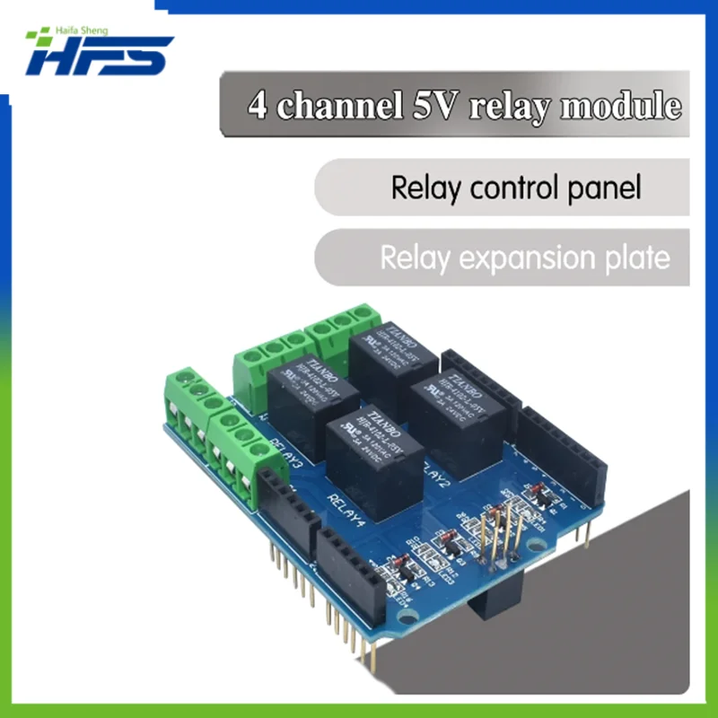 

4 channel 5v relay shield module, Four channel relay control board relay expansion board for arduino UNO R3 mega 2560