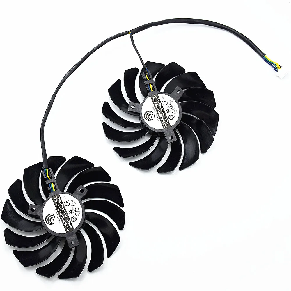Фото Новый вентилятор охлаждения 95 мм PLD10010B12HH 4Pin, замена кулера для MSI GTX 1060 1070 1080Ti RX480 470 480 570 580, графическая карта №5